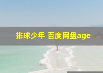 排球少年 百度网盘age